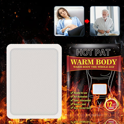 Large Hand Warmers – 20 Pack Long-Lasting Adhesive Heat Packs Provide Instant Warmth for Hands, Outdoor Sports, and Winter Cold Weather