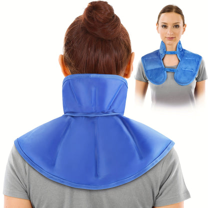 Neck and Shoulder Ice Pack – Reusable Cold Wrap for Pain Relief, Injuries, Muscle Strain, and Tension Comfort Therapy