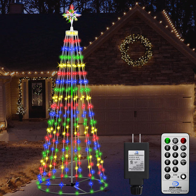 Multicolor LED Animated Lightshow Christmas Tree For Outdoor
