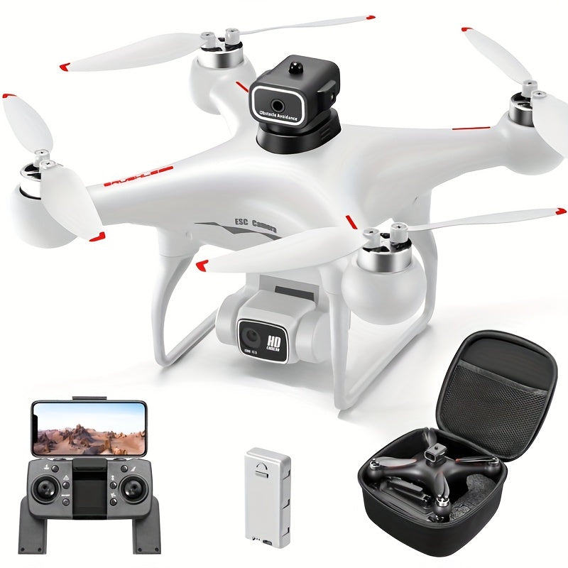 Dual-Camera Drone – S116 MAX Brushless Optical Flow RC Drone with Obstacle Avoidance, WiFi FPV & APP Control