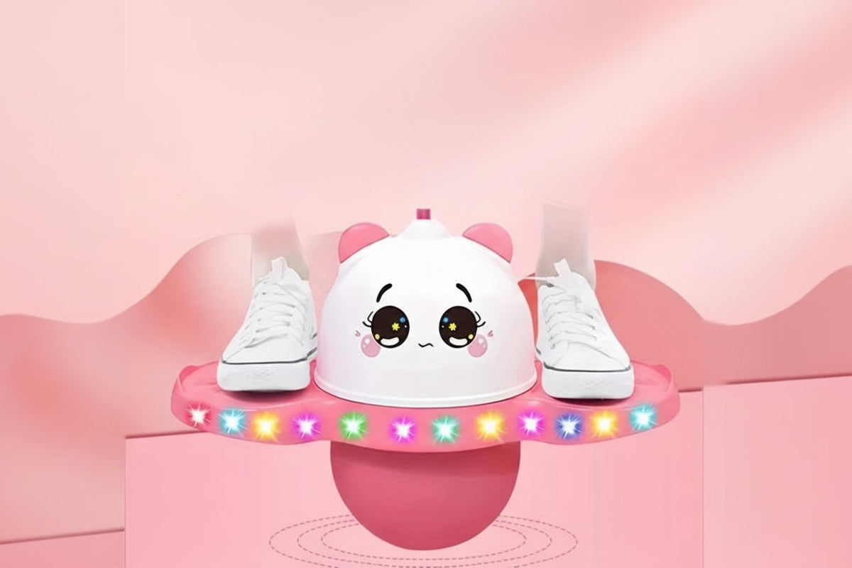 Light-Up Bouncing Ball Fitness Toy – LED Elastic Jumping Ball for Kids & Adults, Balance Training & High Jump Sports Equipment