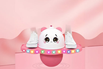 Light-Up Bouncing Ball Fitness Toy – LED Elastic Jumping Ball for Kids & Adults, Balance Training & High Jump Sports Equipment