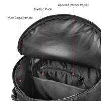 Fishing Tackle Backpack Tackle Box Organizer with Rod Holders