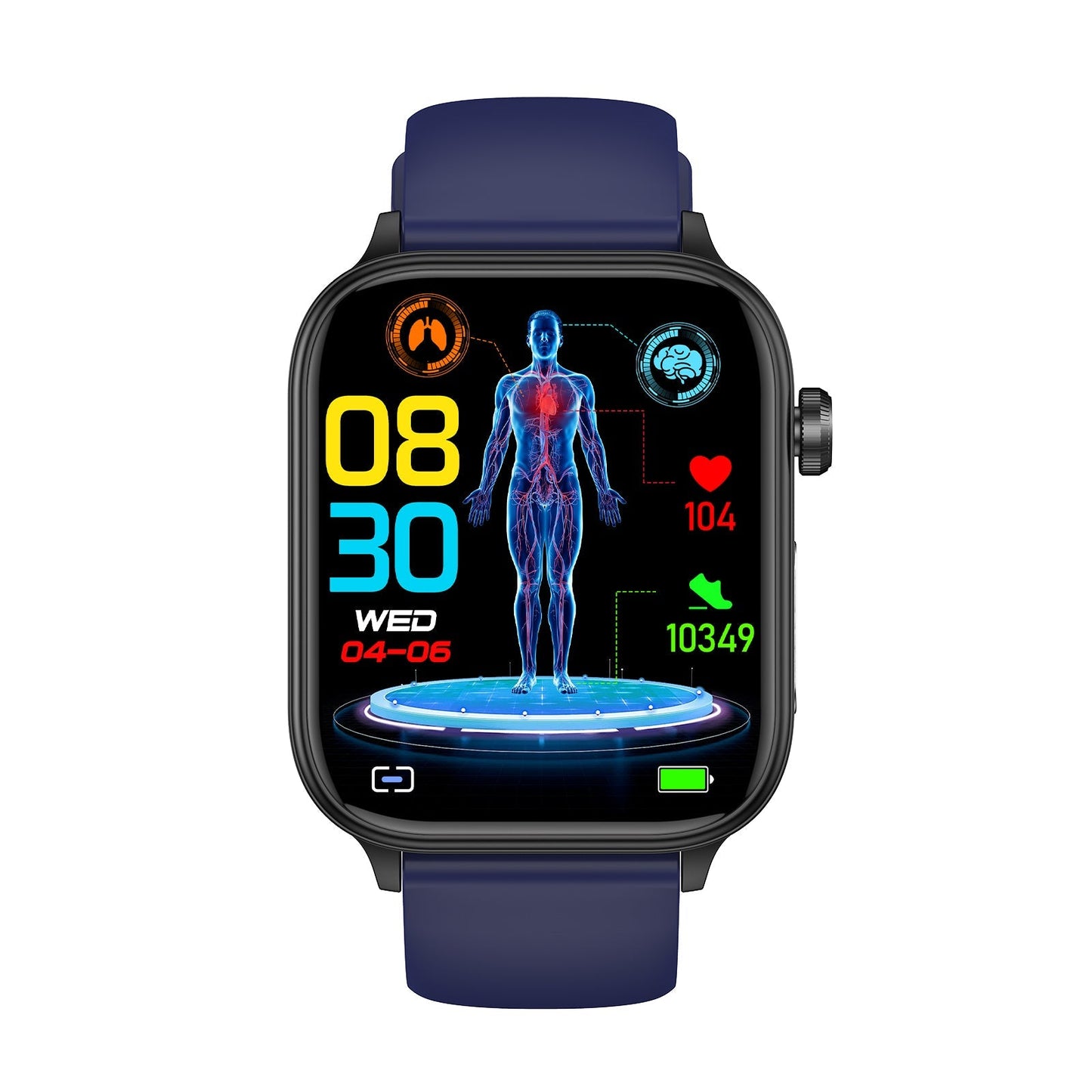 Professional ECG/EKG Non invasive Blood Glucose Health Smart Call Watch