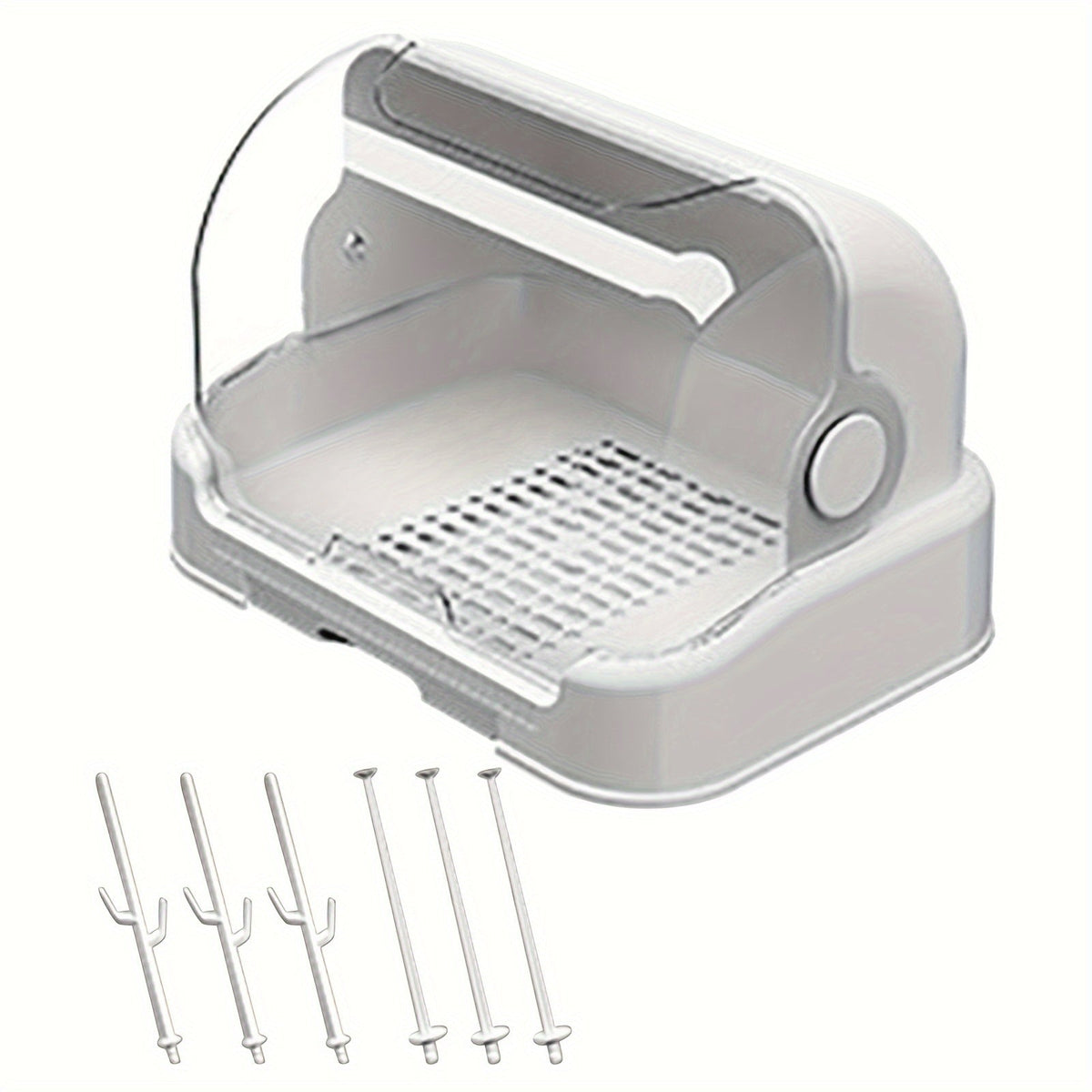 Baby Bottle Drying Rack with Removable Drip Tray – Bottle Organizer, Countertop Storage Solution for Nursing Bottles, Pacifiers, and Baby Feeding Accessories