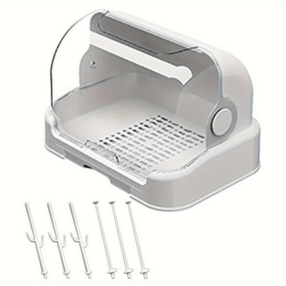 Baby Bottle Drying Rack with Removable Drip Tray – Bottle Organizer, Countertop Storage Solution for Nursing Bottles, Pacifiers, and Baby Feeding Accessories