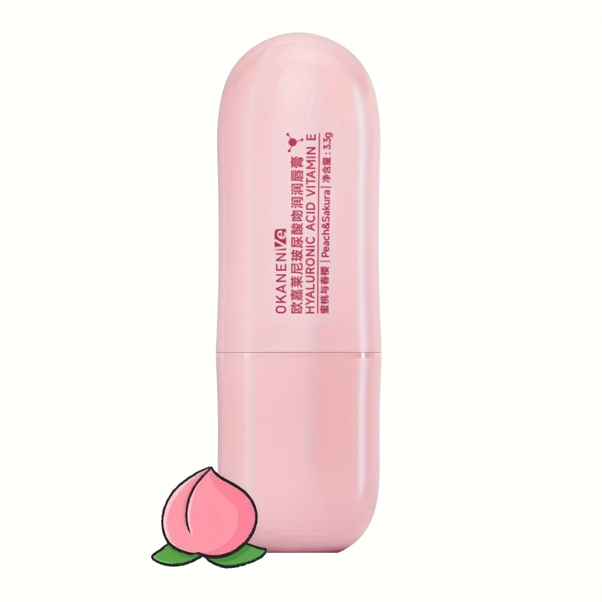 Hyaluronic Acid Lip Balm – Vitamin E & Hydrolyzed Sodium Hyaluronate Formula for Deep Hydration, Reduces Lip Lines, and Softens Skin