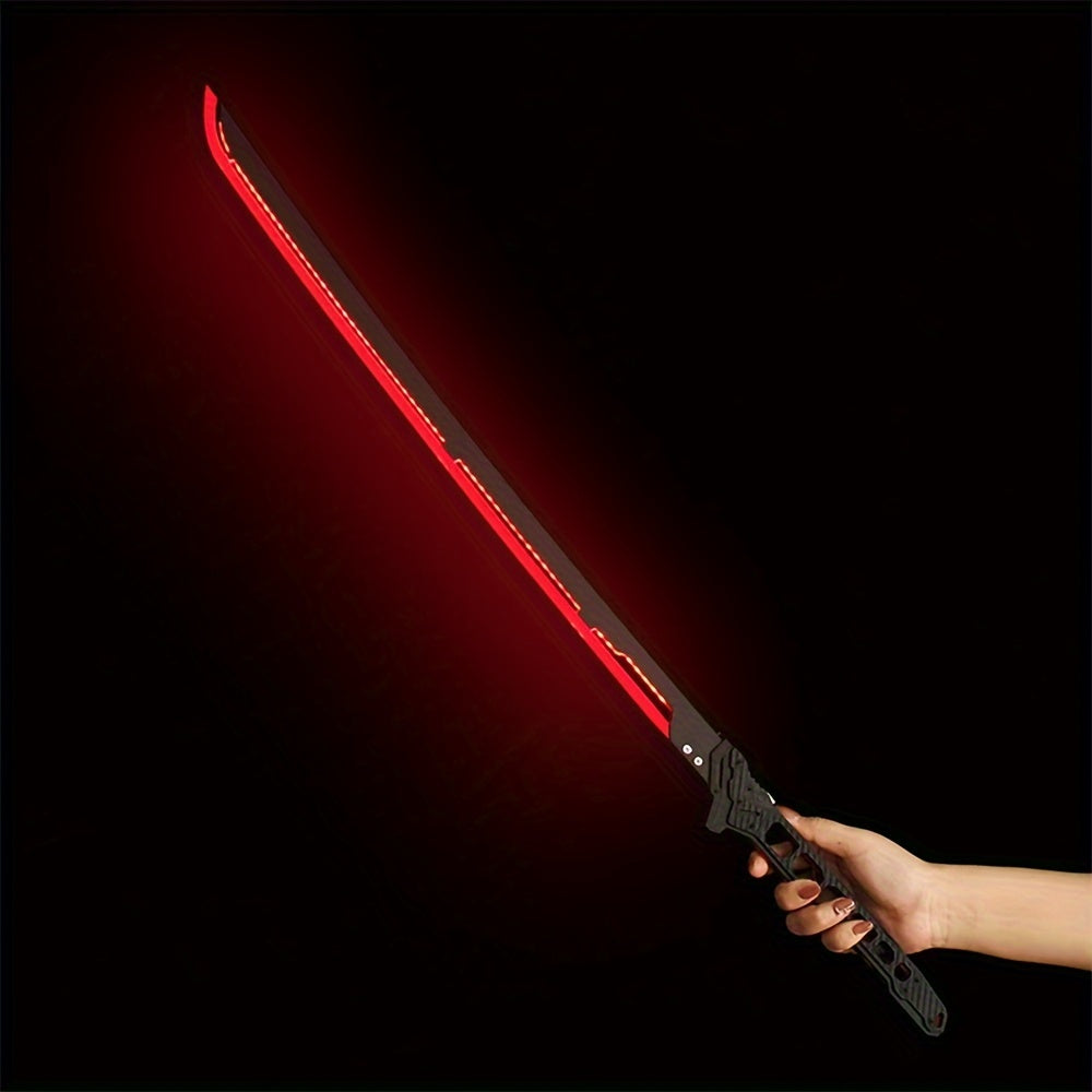 Cyberpunk LED Katana – Light-Up Samurai Sword Replica for Futuristic Cosplay, Combat Roleplay, and Sci-Fi Costume Accessory Displays