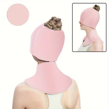 Ice Cap Neck Gel Ice Pack Wrap – Cooling Therapy for Migraines, Headaches, Hangovers, and Neck Pain Relief with Comfortable Fit