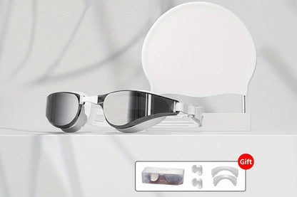 Anti-Fog HD Swimming Goggles – Wide Panoramic Waterproof Swim Glasses for Adults with Durable PC Lenses and Comfort Fit
