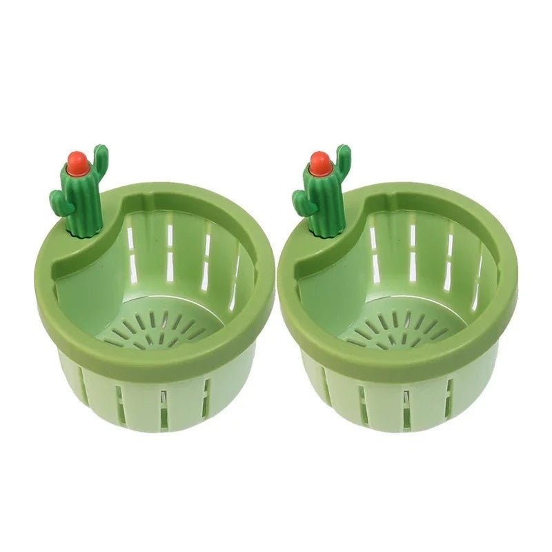 Cactus Automatic Pressing Sink Strainer – Anti-Clog Kitchen Drain Stopper & Vegetable Washing Filter for a Fresh, Functional Kitchen