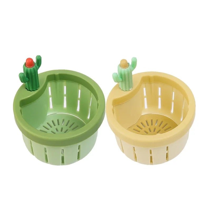 Cactus Automatic Pressing Sink Strainer – Anti-Clog Kitchen Drain Stopper & Vegetable Washing Filter for a Fresh, Functional Kitchen