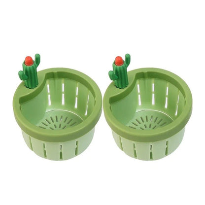 Cactus Automatic Pressing Sink Strainer – Anti-Clog Kitchen Drain Stopper & Vegetable Washing Filter for a Fresh, Functional Kitchen
