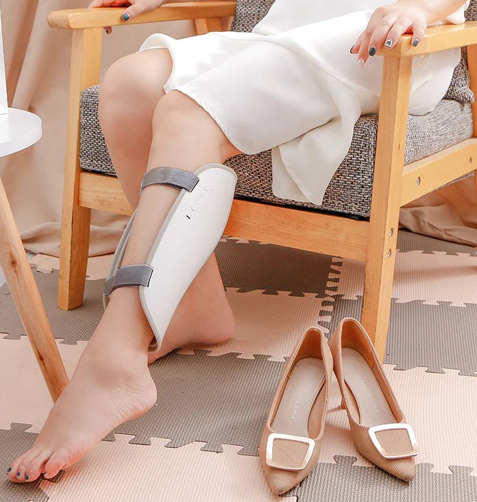 Calf Leg Massager - EMS Pulse Pain Relief Constant Temperature Hot Compress Machine for Relaxing Massage and Shaping Leg