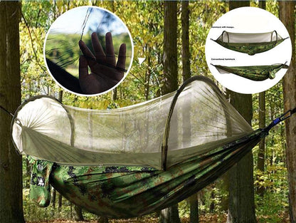 Camping Hammock with Mosquito Net and Rainfly Tarp