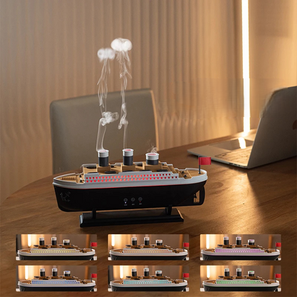 Titanic Jellyfish Humidifier with Night Light – 250ml Ultrasonic Humidifier & Aroma Diffuser