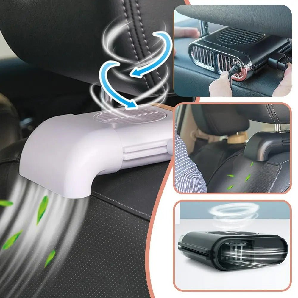 Car Back Seat Mini USB Fan - Portable Cooling Car Seat Fan