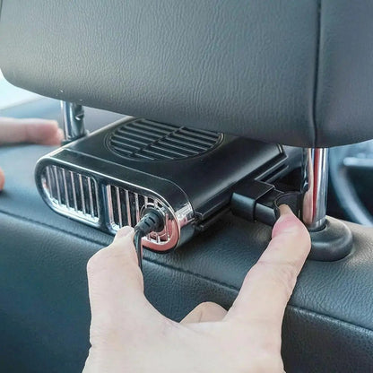 Car Back Seat Mini USB Fan - Portable Cooling Car Seat Fan