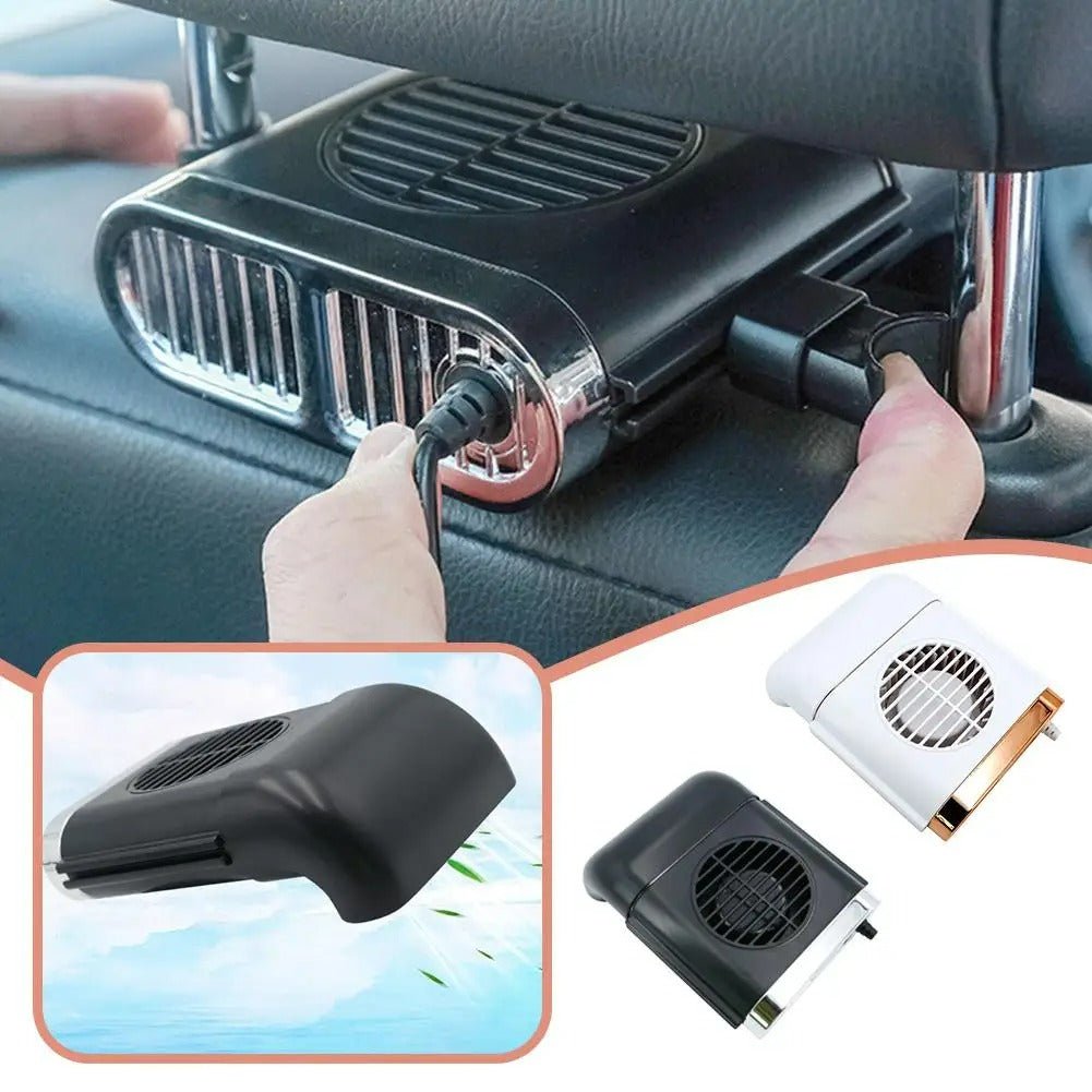 Car Back Seat Mini USB Fan - Portable Cooling Car Seat Fan