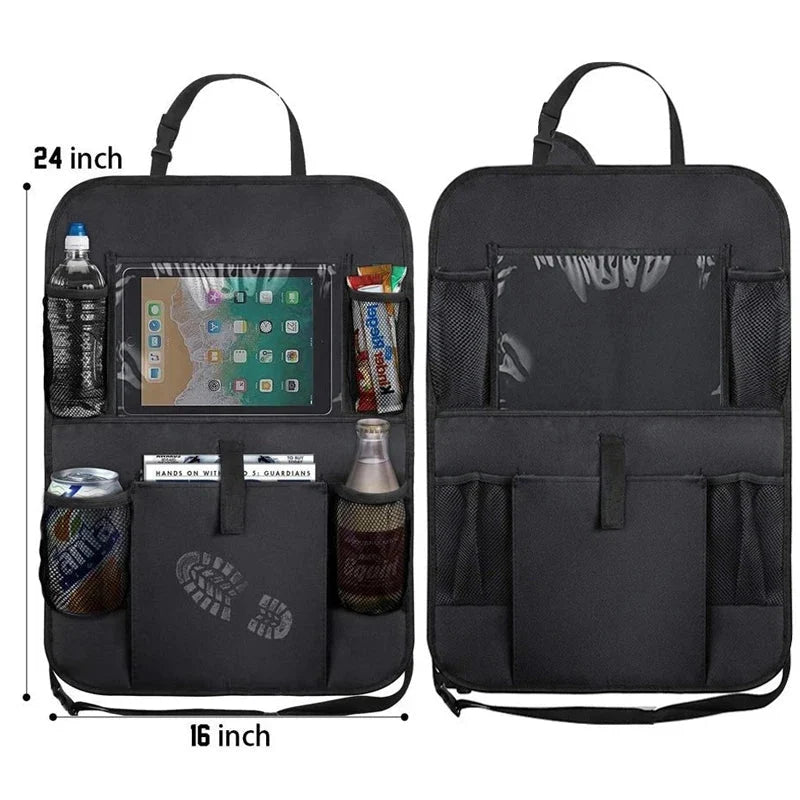 Car Backseat Organizer with Tablet Holder – Keep Your Car Clutter-Free!