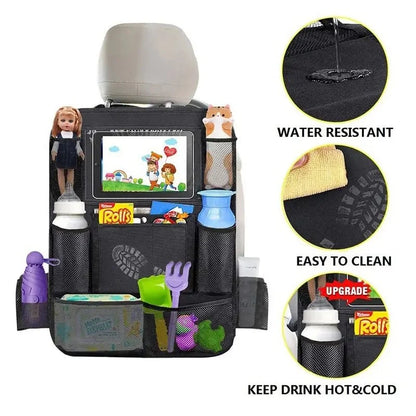 Car Backseat Organizer with Tablet Holder – Keep Your Car Clutter-Free!