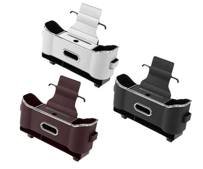 Car Headrest Storage Box – 2-Hook Design, Flocking Backseat Organizer for Long-Distance Drives