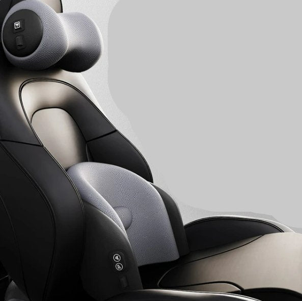 Car Neck  and Waist Support Massage Pillow - Ultimate Driving Comfort