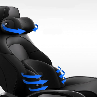 Car Neck  and Waist Support Massage Pillow - Ultimate Driving Comfort