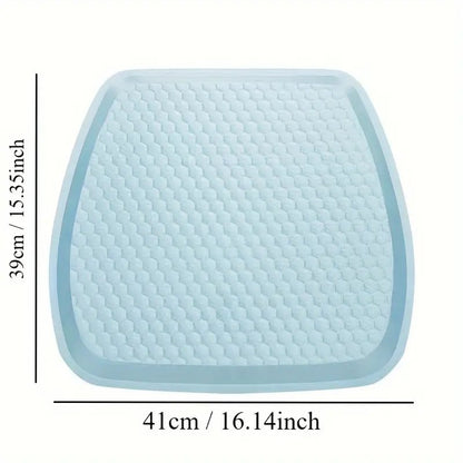 Universal and Multifunctional Car Seat Cushion - Breathable Cool Gel Seat Cushion, Provides Pressure Relief for Back and Tailbone Pain.