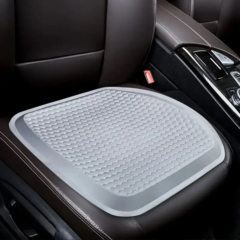 Universal and Multifunctional Car Seat Cushion - Breathable Cool Gel Seat Cushion, Provides Pressure Relief for Back and Tailbone Pain.