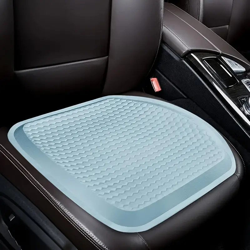 Universal and Multifunctional Car Seat Cushion - Breathable Cool Gel Seat Cushion, Provides Pressure Relief for Back and Tailbone Pain.