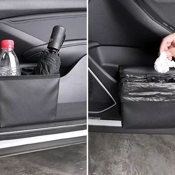 Car Trash Can – Foldable Hanging Car Storage Bag