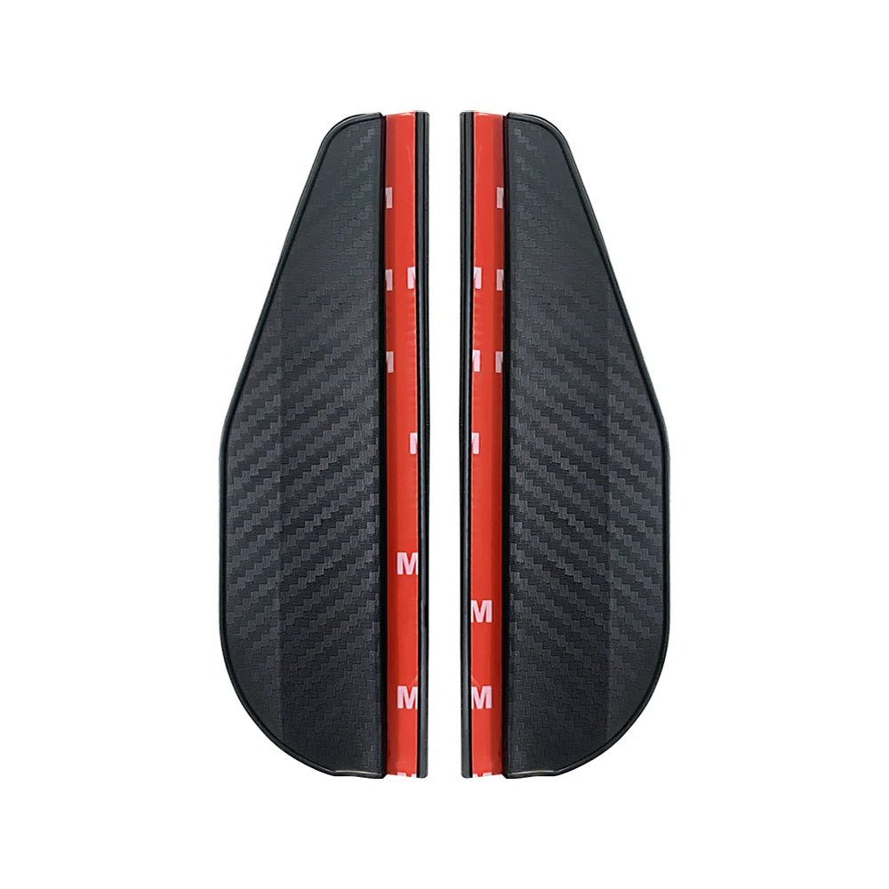 Carbon Fiber Rearview Mirror Rain Visor – Sleek Sunshade Cover for Clear Vision and Ultimate Car Mirror Protection