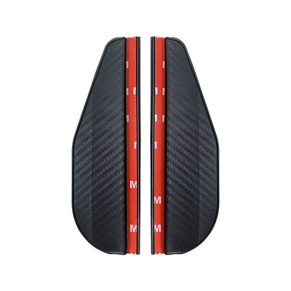 Carbon Fiber Rearview Mirror Rain Visor – Sleek Sunshade Cover for Clear Vision and Ultimate Car Mirror Protection