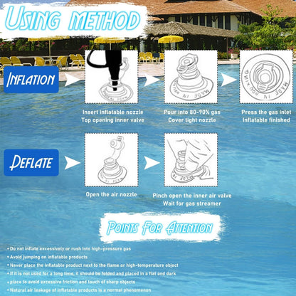 Inflatable Tank Pool Float with Water Cannon – Splash Water Gun Tank Toy for Kids & Adults