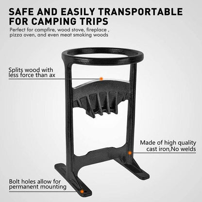 Cast Iron Kindling Firewood Splitter