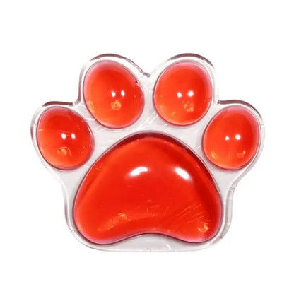 Cat Paw-Shaped Transparent Mouse Pad – Non-Slip Wrist Guard for Desk, Laptop, and Hand Support