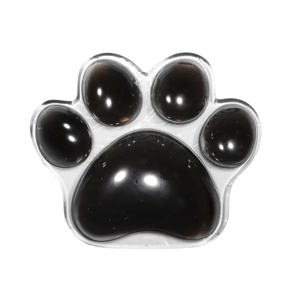 Cat Paw-Shaped Transparent Mouse Pad – Non-Slip Wrist Guard for Desk, Laptop, and Hand Support