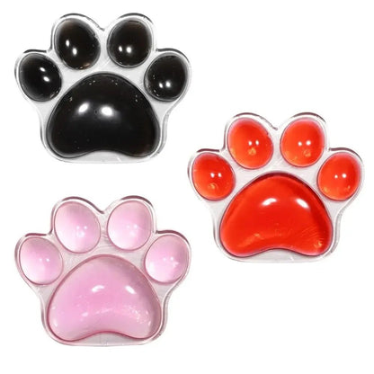 Cat Paw-Shaped Transparent Mouse Pad – Non-Slip Wrist Guard for Desk, Laptop, and Hand Support