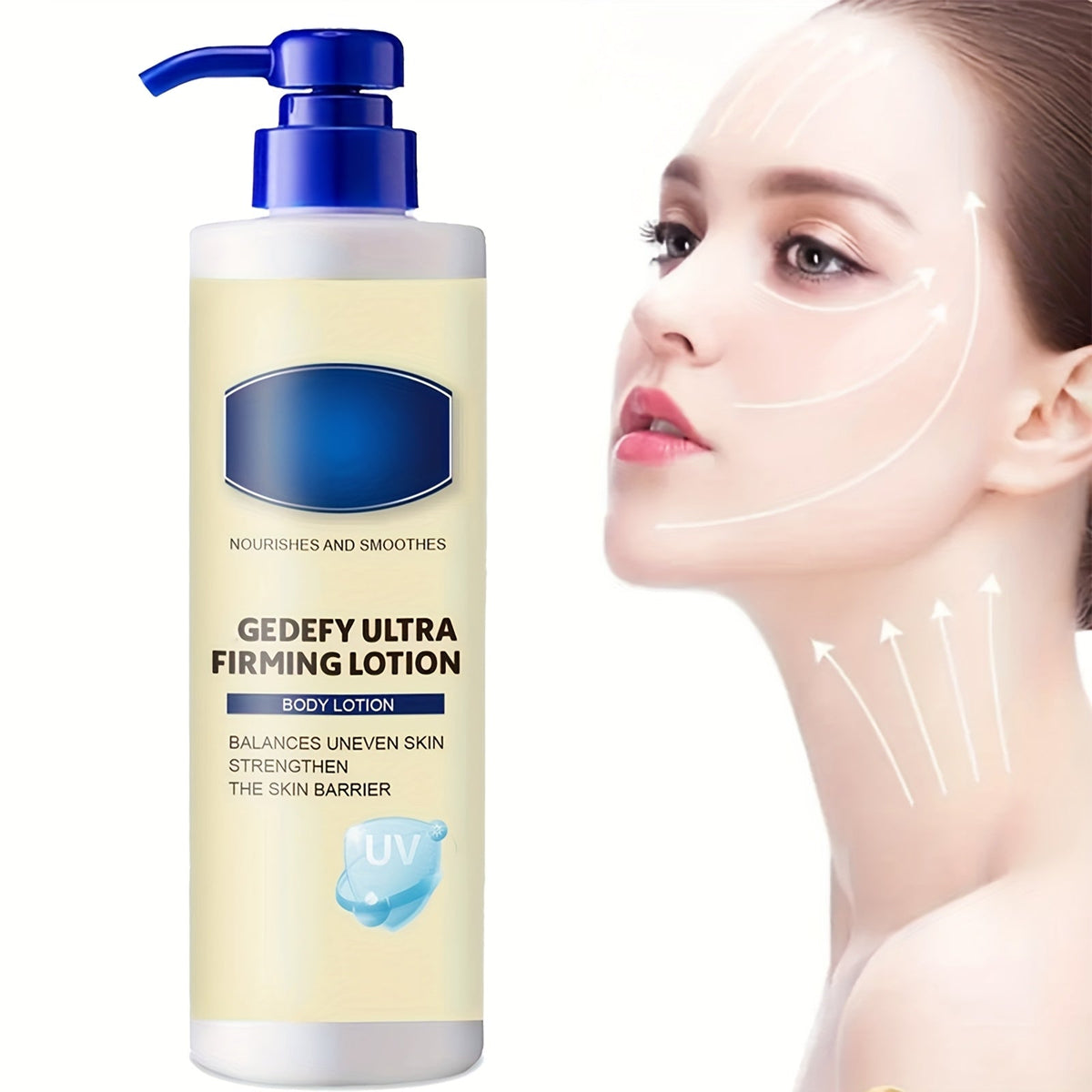 Ultra Firming Hyaluronic Acid Lotion – Aloe Vera, Green Tea & Vitamin E Moisturizer for Smooth, Hydrated Skin, Perfect for Day and Night Use