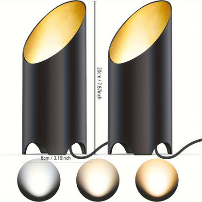 Indoor Spotlight Uplighting Set – 2-Pack Adjustable Plant Lights with Foot Switch Perfect for Houseplants, Artwork, and Home Accents