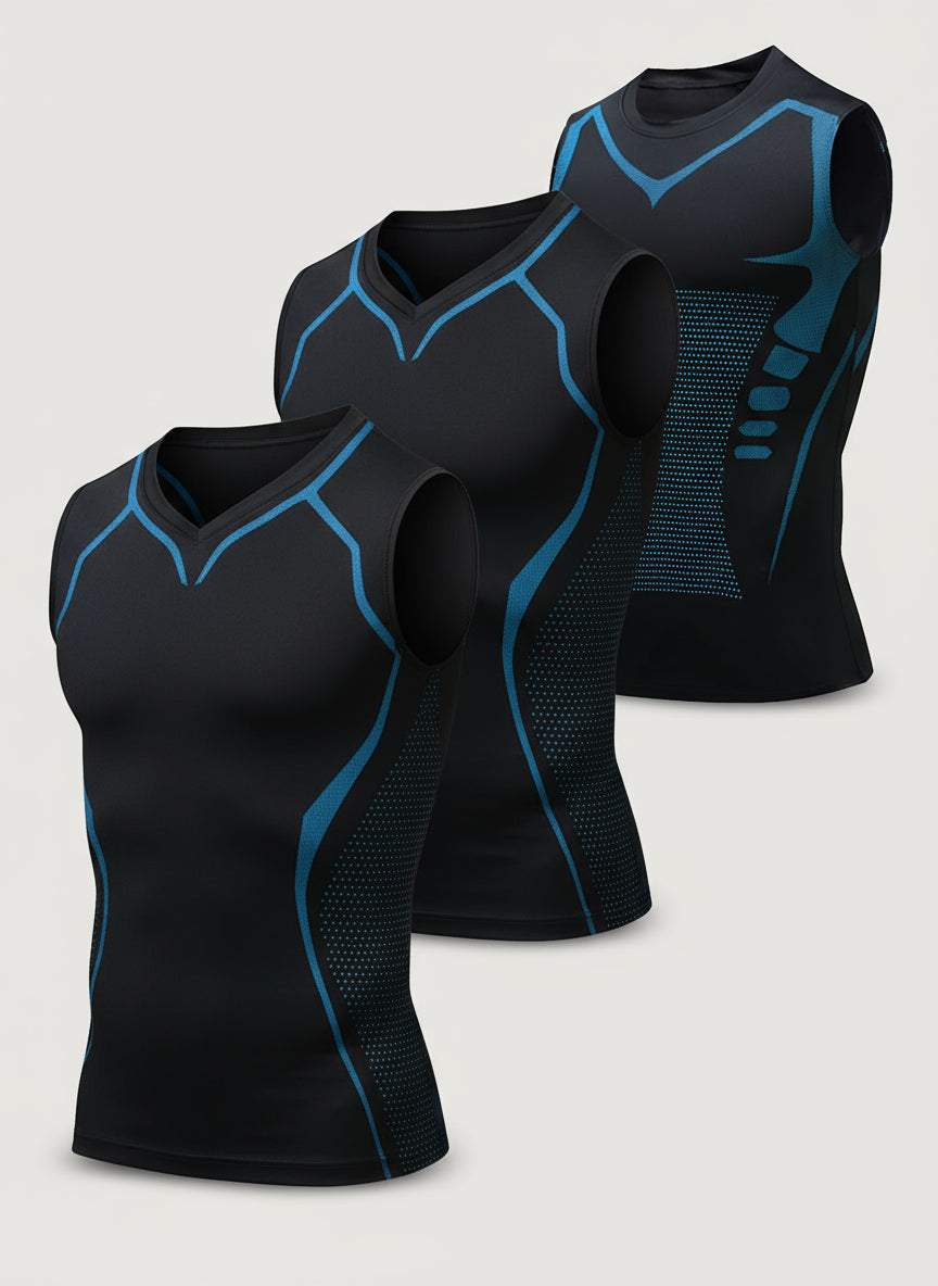 Men’s Sports Compression Tank Tops – Quick-Dry, Breathable, Moisture-Wicking Base Layer for Training & Outdoor Activities