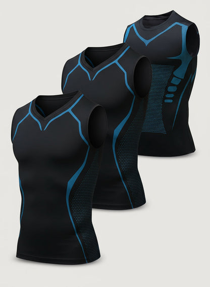 Men’s Sports Compression Tank Tops – Quick-Dry, Breathable, Moisture-Wicking Base Layer for Training & Outdoor Activities
