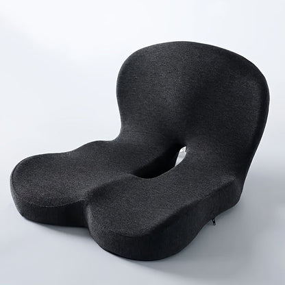 Memory Foam Backrest Cushion – Pressure-Relief Gel Pad for Long Sitting Hours, Ideal for Office, Car, and Wheelchair Use