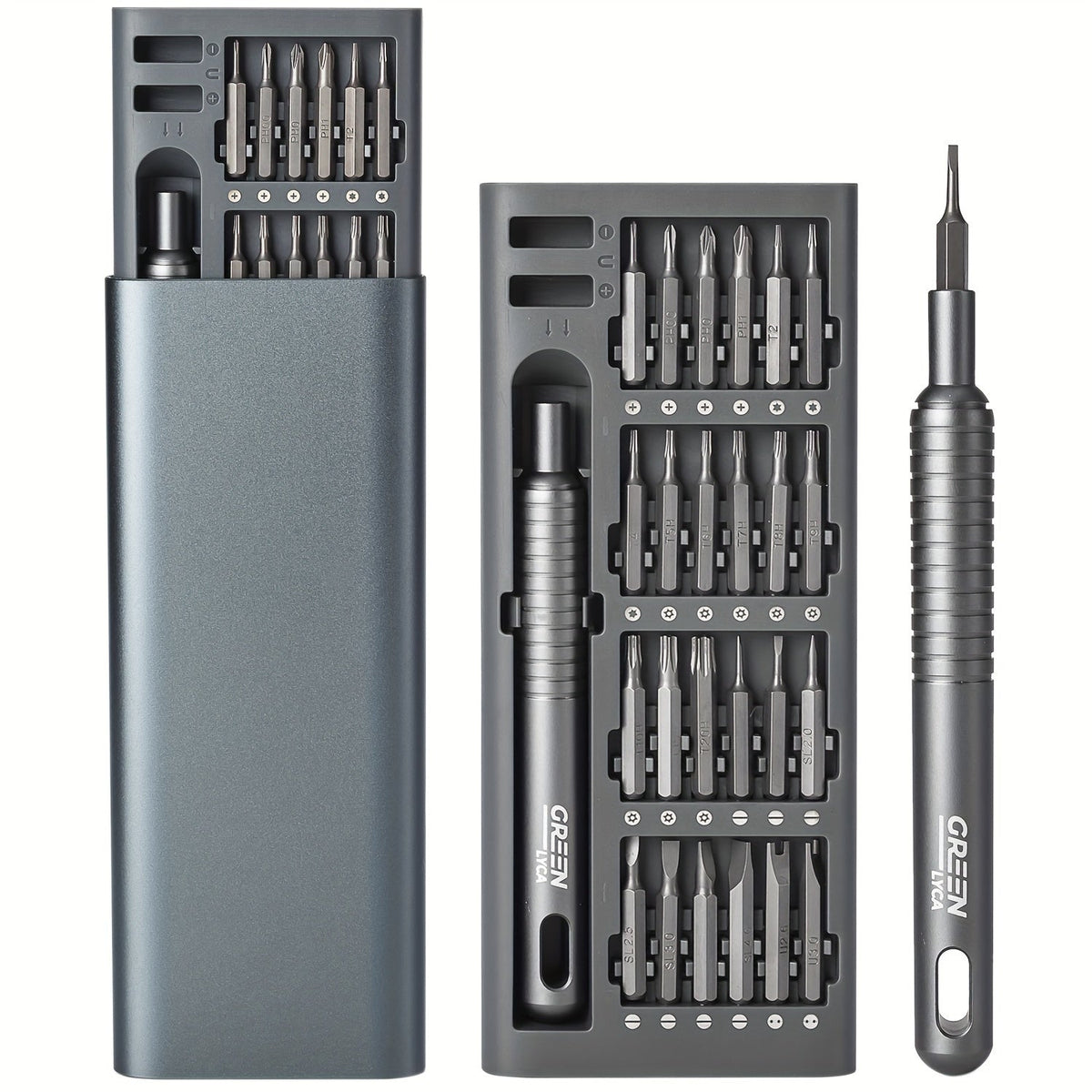 Precision Screwdriver Set - 51-in-1 Portable Magnetic Repair Tool Kit for iPhone, Laptops, Watches, Glasses, and PCs