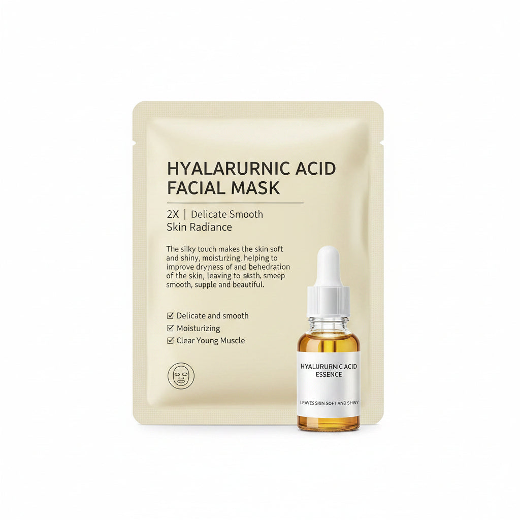 Centella Collagen Hydrating Face Mask – Infused with Vitamin C & Hyaluronic Acid for Deep Moisture, Skin Rejuvenation, and a Radiant Glow
