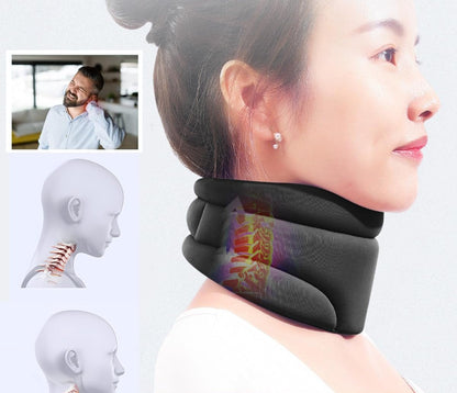 Cervi Correct Neck Brace - Adjustable Cervical Collar for Sleeping, Anti snoring and Neck Pain Support