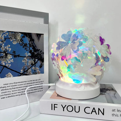 Northern Lights Moon, Cherry Blossom and Wave Shaped Lamp – Dreamy Colorful Night Light for Bedroom & Gifts