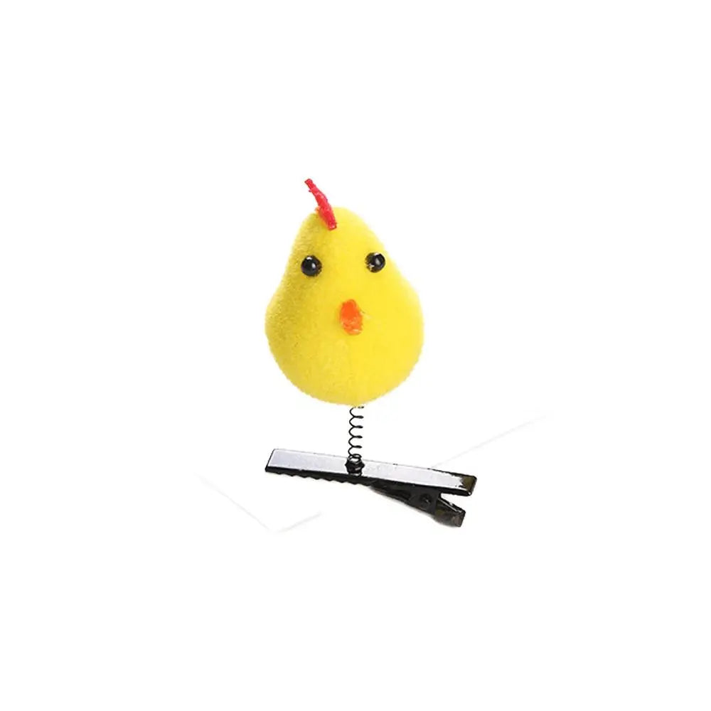 Korean Style Angry Duckbill Hair Clip – Funny Crochet Cartoon Barrette for Trendy Looks