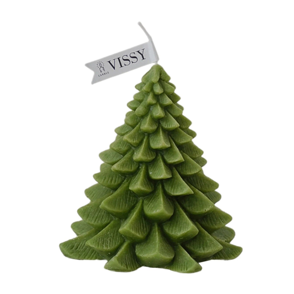 Christmas Tree Shaped Scented Candle – Artistic Wax Statue for Home & Office Décor with Festive Aromas